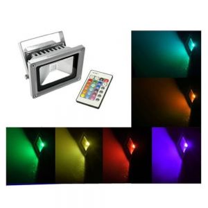 Faro Faretto Led Rgb Esterno Giardino Faretti Led Rgb Colorati 10/20/30/50watt