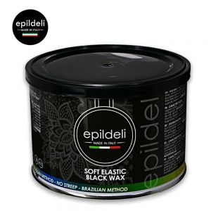 CERA 400ml depilatoria BRASILIANA NERA senza strisce EPILDELI professionale