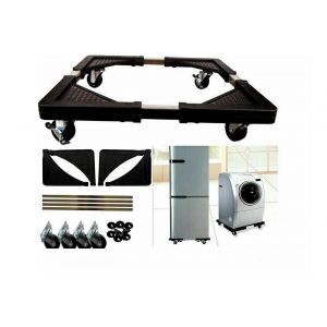 Carrello ruote base supporto frigorifero lavatrice da 42x42 Cm a 60x60 Cm XN-D