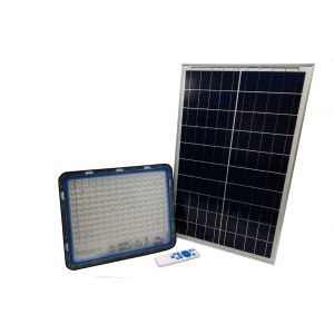 Faro led 300W con pannello solare luce fredda faretto led fo-58300 casa giardino