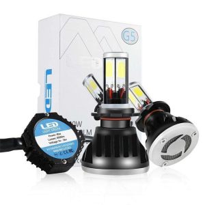 Led auto kit lampade fari coppia h1 h4 h7 h11 canbus g5 moto lampadine 40w 80w luce bianca