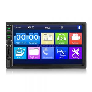 Autoradio 7 Pollici Dash Audio Lettore MP5 Bluetooth 1080p Auto Vista Posteriore 7018B 