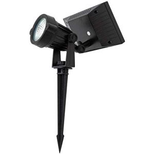 2pcs - Faretto LED Luce Solare 5W picchetto da esterno giardino Luce Fredda 6500K