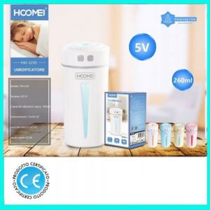 Umidificatore Casa Ufficio Ambiente Hm-2230 Alimentazione Usb 260 Ml