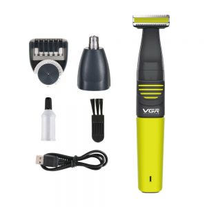 Rasoio Micro Touch 3in1 Ricaricabile Elettrico Portatile Taglia Barba 