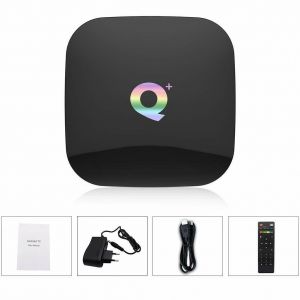  Smart Tv Box Q Plus Y7 Android + Telecomando 4GB Ram 64GB Rom Android 10.0