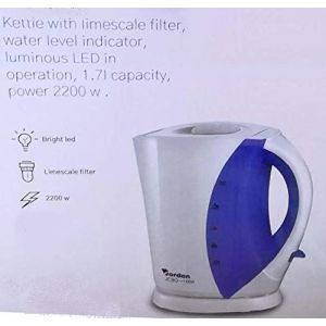bollitore con filtro anticalcare potenza 2200w