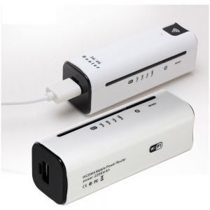 Modem Wireless WiFi Router 3g 4g portatile Batteria Ricaricabile SIM Power Bank 2200mAh