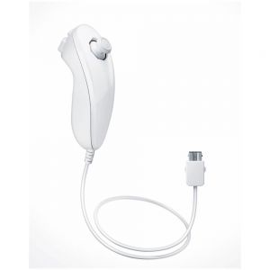 Controller Nunchuck Per Nintendo Wii Controller Remote Bianco Compatibile