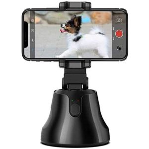 Stabilizzatore per cellulare con riconoscimento facciale e rotazione a 360 gradi