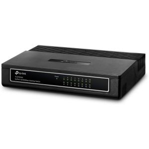 TP-Link TL-SF1016D Switch Desktop, 16 Porte RJ45, 10 /100 Mbps, Plug & Play