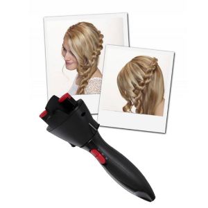 Piastra Accessorio Capelli Intreccia Trecce Elettrico Gold Twist Curler Intrecciatura