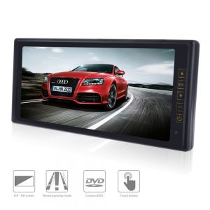 Monitor TFT-LED da 9 pollici Schermo ad alta risoluzione per DVD parcheggio per auto 2 modi Ingressi video Monitor LCD digitale