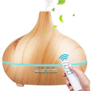 Diffusore di Aromi ad Ultrasuoni con 7 colori LED Selezionabili 550ml