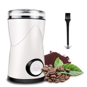 MacinaCaffè Elettrico 70g Macina Chicchi Lame Acciaio Inox 150W Spezie Pepe Sale