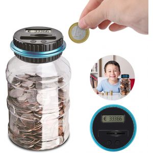 Salvadanaio digitale contatore automatico per monete 