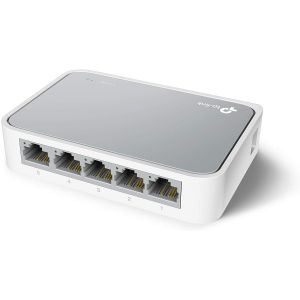 TP-Link TL-SF1005D Switch Desktop, 5 Porte RJ45 10/100 Mbps, Plug & Play