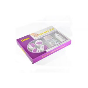 Kit ricostruzione unghie professionale uv gel nail art primer kit completo lidan