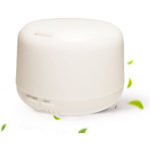 Benice Diffusore Umidificatore 300Ml Aromi Aromaterapia Profumo Aria Led Silenzioso