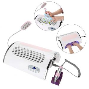 Aspiratore Per Unghie 3 in 1 54 W Con 36 Uv Led Luce E Macchina Per Unghie Con 25000 Rpm Salone Di Bellezza E Manicure