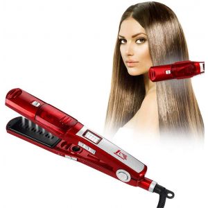 Piastra a Vapore Professionale Capelli Lisci Generatore Ioni Ceramica Ft/Sn-8100