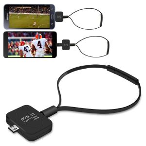 Micro USB DVB-T/DVB-T2 Portatile HD Digitale Ricevitore TV Tuner Stick Con Adattatore Type-C Per Android Phone/Pad