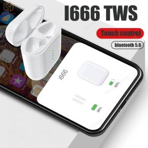 Auricolari cuffie Bluetooth 5.0 i666 tws per ios e android wireless senza fili