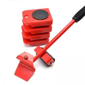 Ruote di sollevamento per mobili pesanti -Spostamento di oggetti pesanti, traslochi, ruote universali, pulegge per letti mobili, cassetta degli attrezzi in movimento salvaspazio