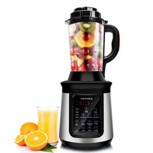 Frullatore professionale Aimores 831 funzione riscaldamento 8 tasti pre programmati led touch screen 