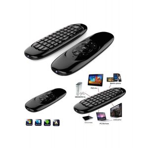 Telecomando air mouse c-120 wireless 2,4 ghz mini tastiera movimento android pc