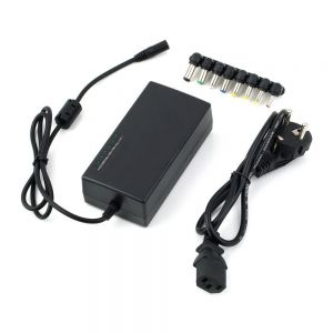 Alimentatore Caricatore Universale Pc Notebook 120 W Lcd Monitor Con 8 Connettori