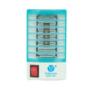 Ammazza zanzare elettrico 4 led fulminate da muro luce casa anti fulmina 1 w