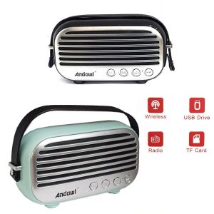 Cassa speaker wireless portatile ricaricabile micro sd usb bluetooth radio fm