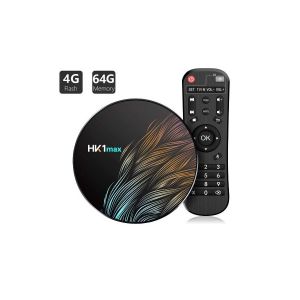 Smart tv bx Android 10.0  Con 4 Gb Di Ram 64 Gb Di Rom, modello sj-hk1Max Tv Box Android Quad Core 64 Bit Integrato Bt 4.1 Dual-wifi 2,4 Ghz / 5 Ghz, Supporto 4k (60 Hz) Full Hd 