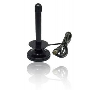 Antenna tv digitale terrestre dvb-tw25 portatile 36db per auto camper calamita