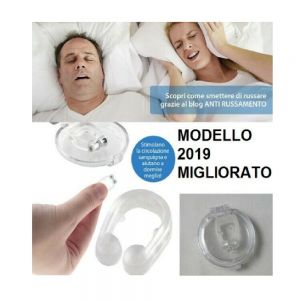 Anti russamento dispositivo a clip naso anello migliora il sonno ed aiuta a non russare 
