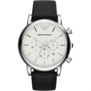 Orologio Armani da uomo con cinturino in pelle AR1807