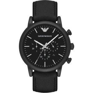 Orologio Armani da uomo con cinturino in pelle AR1970