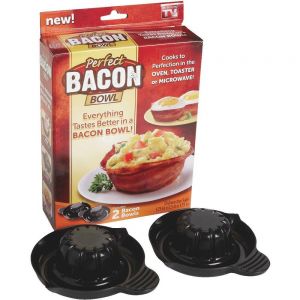 2pcs Perfect Bacon Bowl stampo per bacon pancetta panino bbq utensili per cucinare