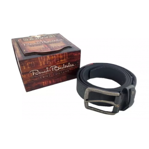 Renato Balestra Saloon Western Collection Cintura in cuoio con box Blu