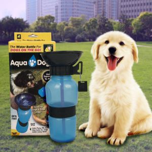 Aqua dog borraccia cane gatto 500ml animali viaggio portatile ciotola automatico
