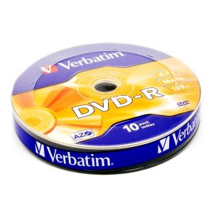 Verbatim DVD-R 4,7GB  Da 10 Pezzi
