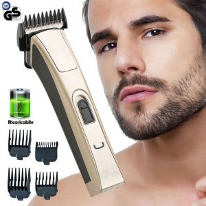 Rasoio Elettrico Tagliacapelli C24-hc005 Trimmer Ricaricabile Regola Barba Gold 4 Pettii
