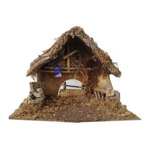 Paesaggio Presepe capanna vuota 55 x 35 x 50 Landi-Moranduzzo