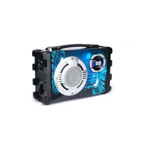 Cassa speaker BT-1728 con bluetooth radio dm tf card slot usb luci led