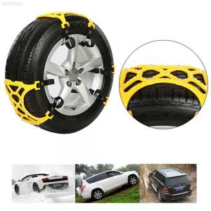 kit 6pz Universali Catene Da Neve Per Pneumatici 185 A 225 Auto Camion Antiscivolo