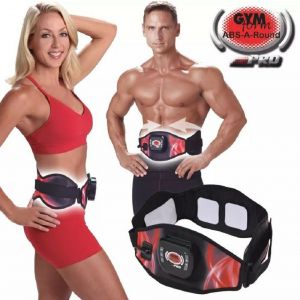 Cintura Elettrostimolatore per Addominali Fitness Taglia 100-140cm ABS GYM Pales