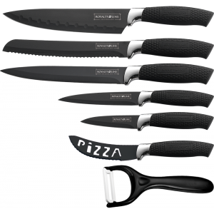 Royalty Line Set di coltelli con rivestimento antiaderente 7 pezzi con sbucciatore