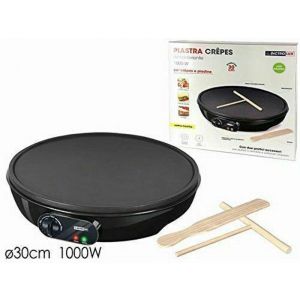 Dictrolux Piastra Per Crepes Dolci, Salate E Piadine Diametro 30cm Con Termostato