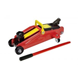 Cric auto sollevatore idraulico a carrello meccanico portata 2,0 t 2000kg